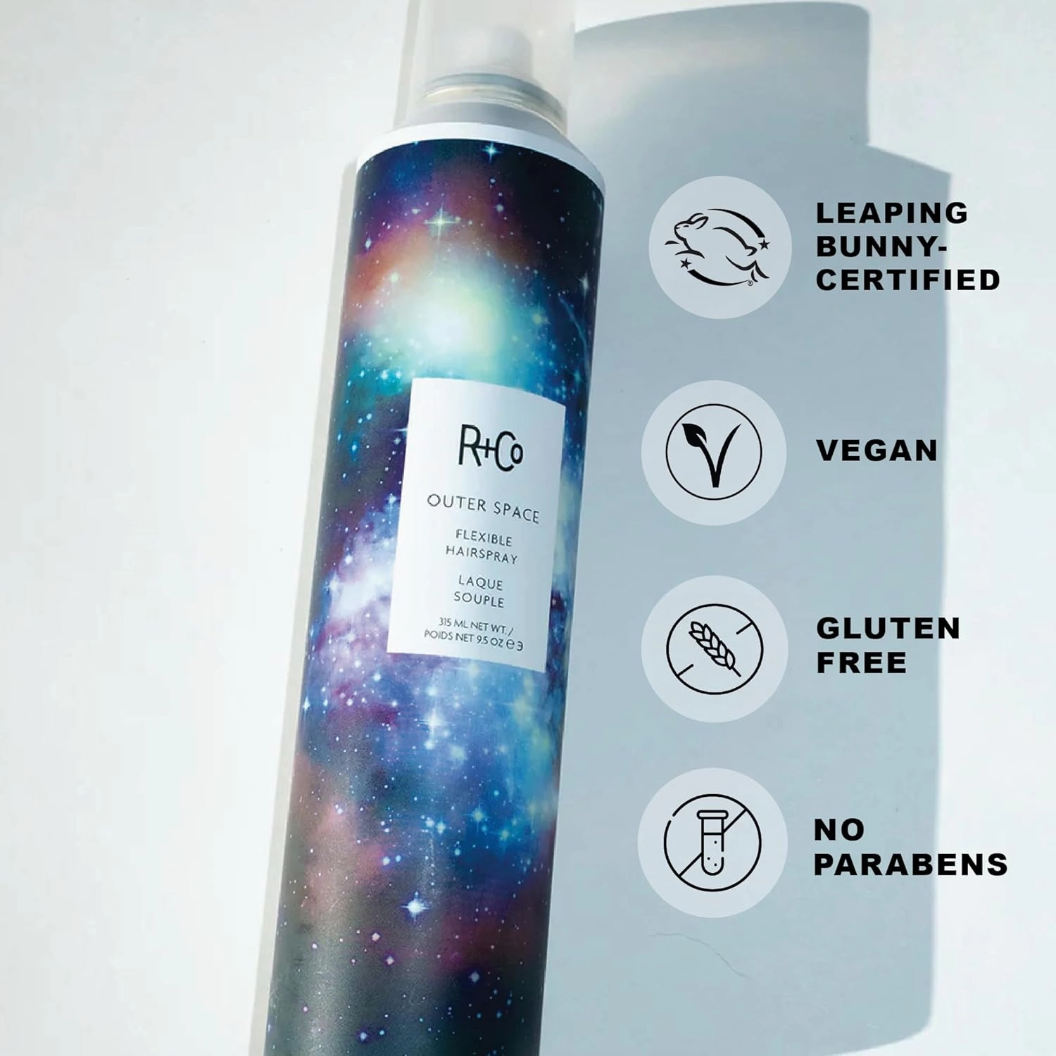 R Co Outer Space Flexible Hair Spray Travel Size | Lightweight Styling Control with Long-Lasting Hold | | TSA Approved | Set of 2