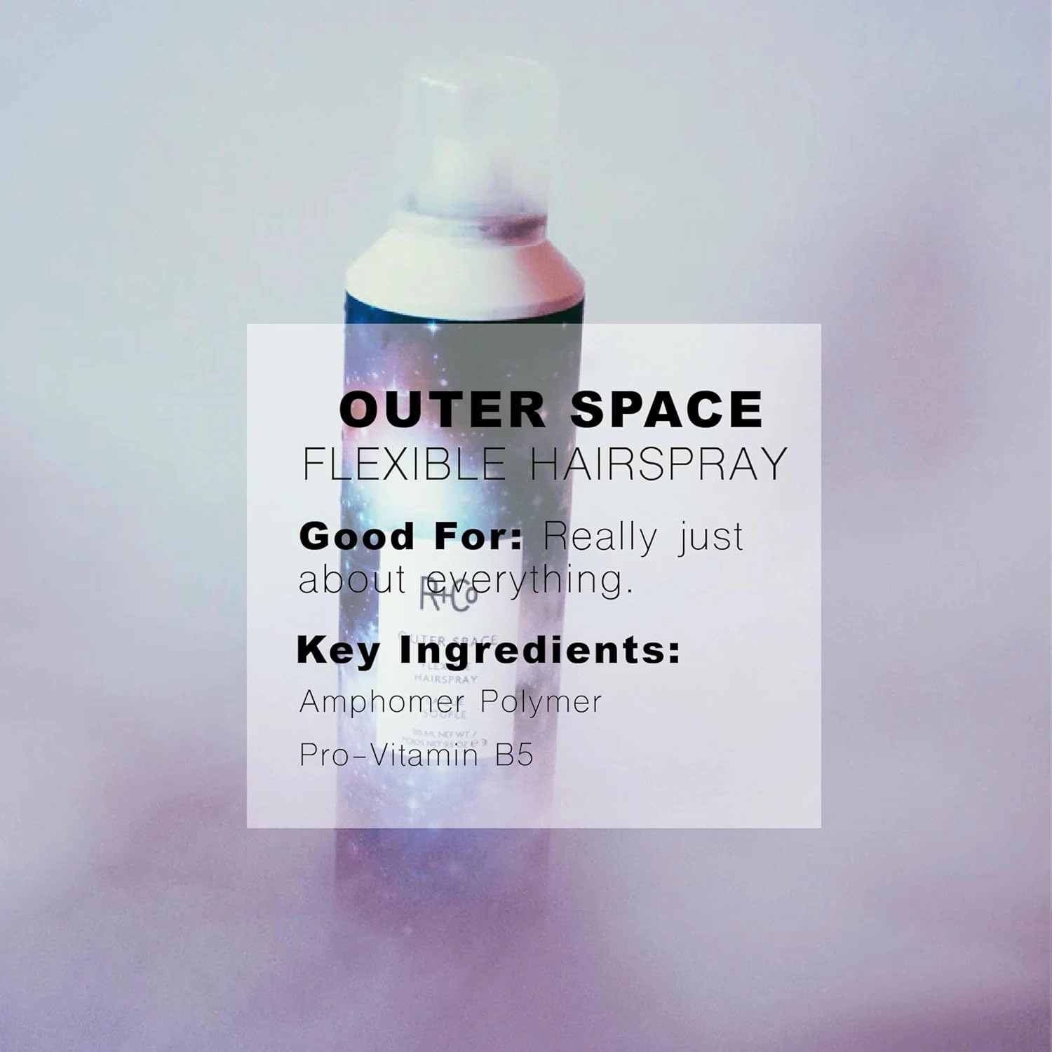 R Co Outer Space Flexible Hair Spray Travel Size | Lightweight Styling Control with Long-Lasting Hold | | TSA Approved | Set of 2