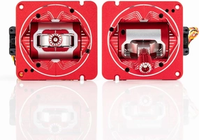 RADIOMASTER AG01 Full CNC Metal Hall Sensor Gimbal Quad Ball Bearings Travel Adjustment for TX16S Radio Transmitter Set (RED)
