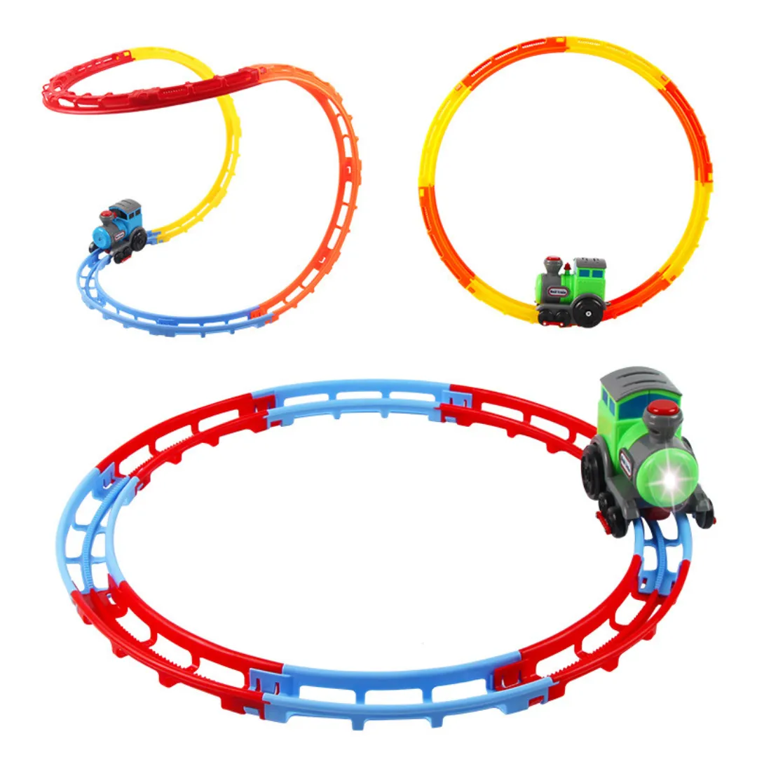 RailRush - Interactive Toy Engine Set with Lights & Sounds