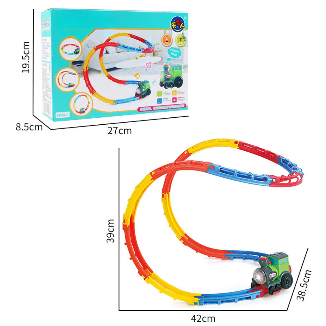 RailRush - Interactive Toy Engine Set with Lights & Sounds