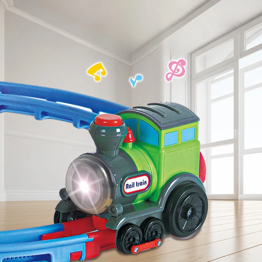 RailRush - Interactive Toy Engine Set with Lights & Sounds