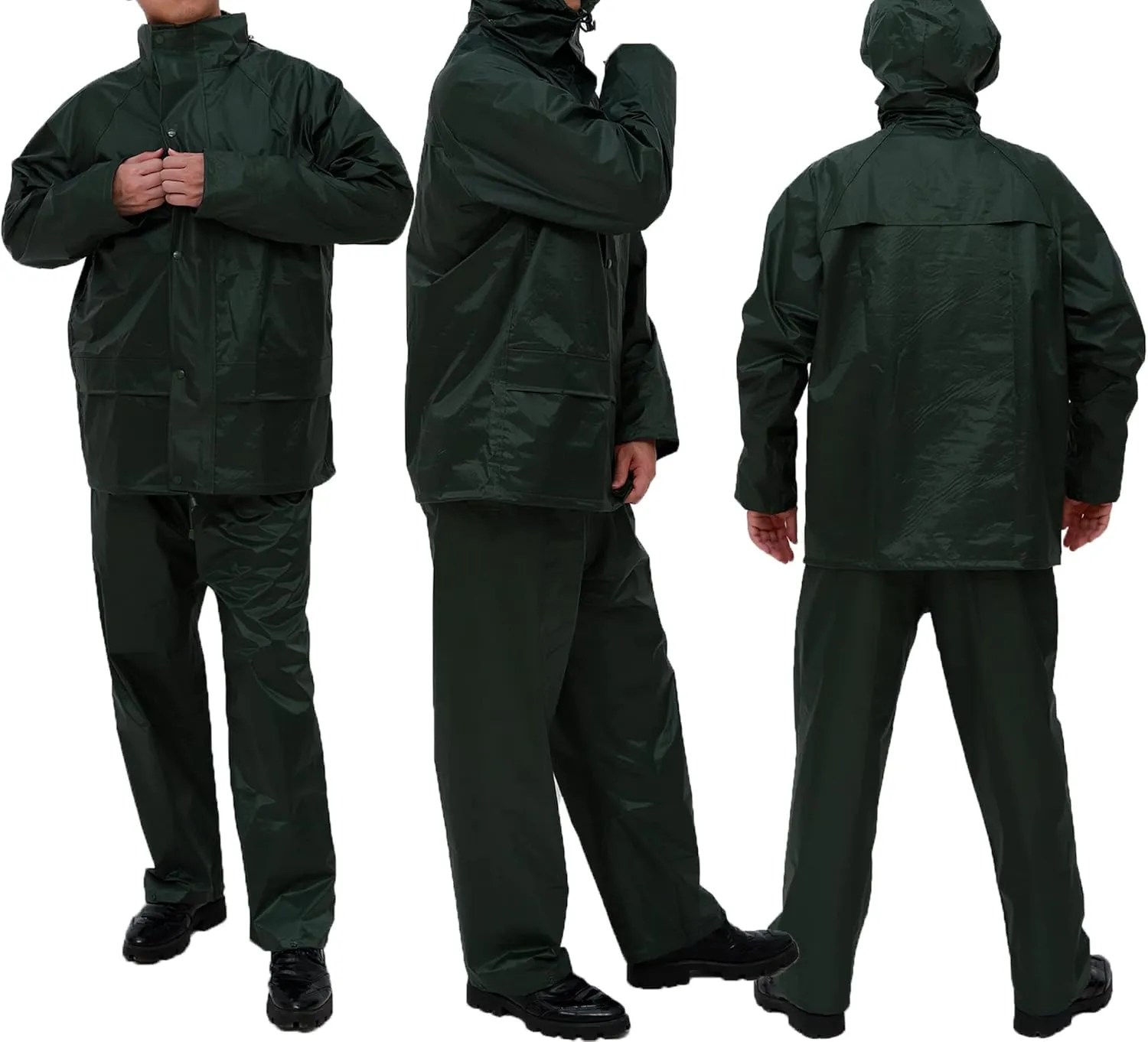 Rain Suits for Men Women Lightweight Rain Gear, Waterproof Rain Jacket with Pants