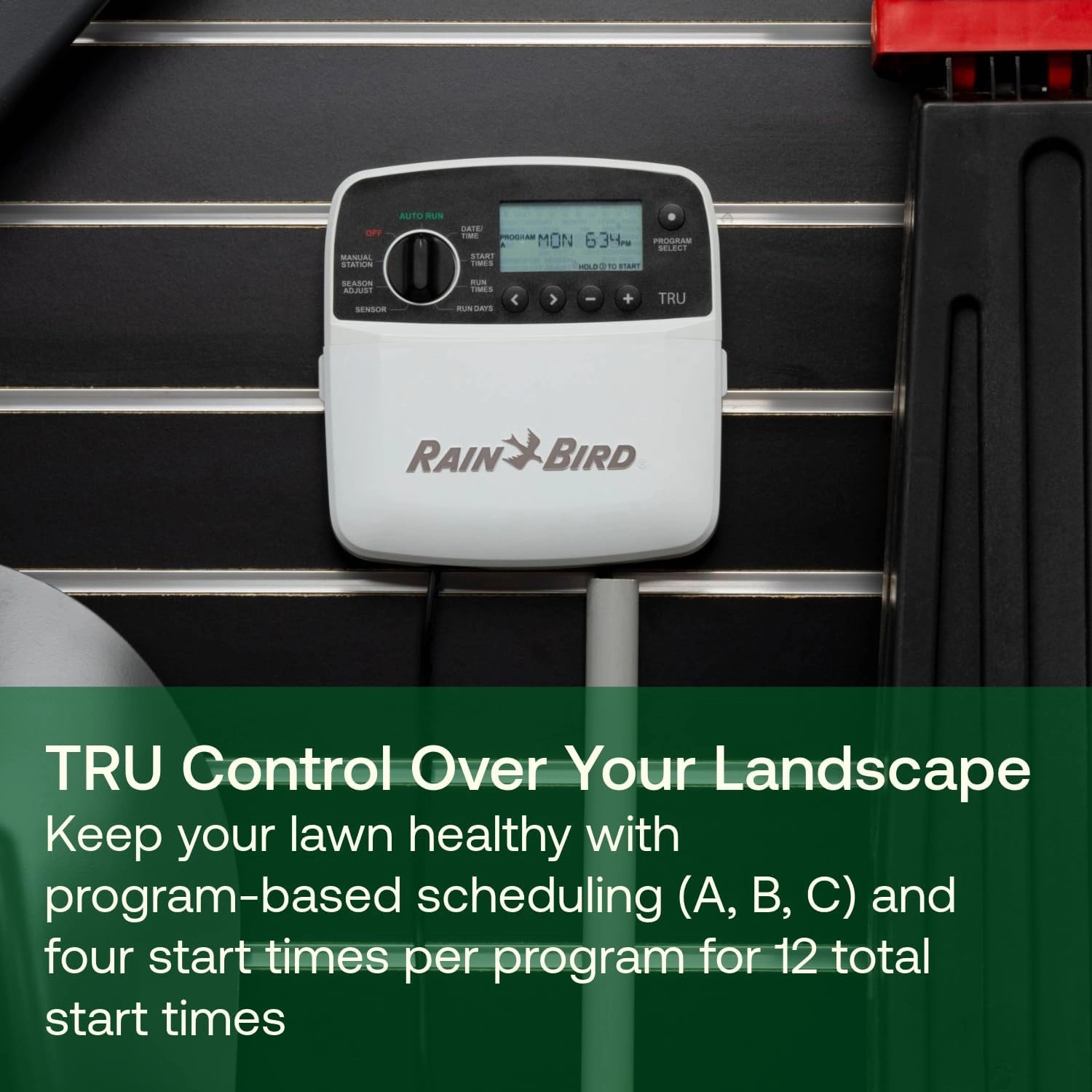 Rain Bird TRU6I Program-Based Indoor Irrigation Sprinkler Controller/Timer, WiFi Ready, 6-Zone/Station