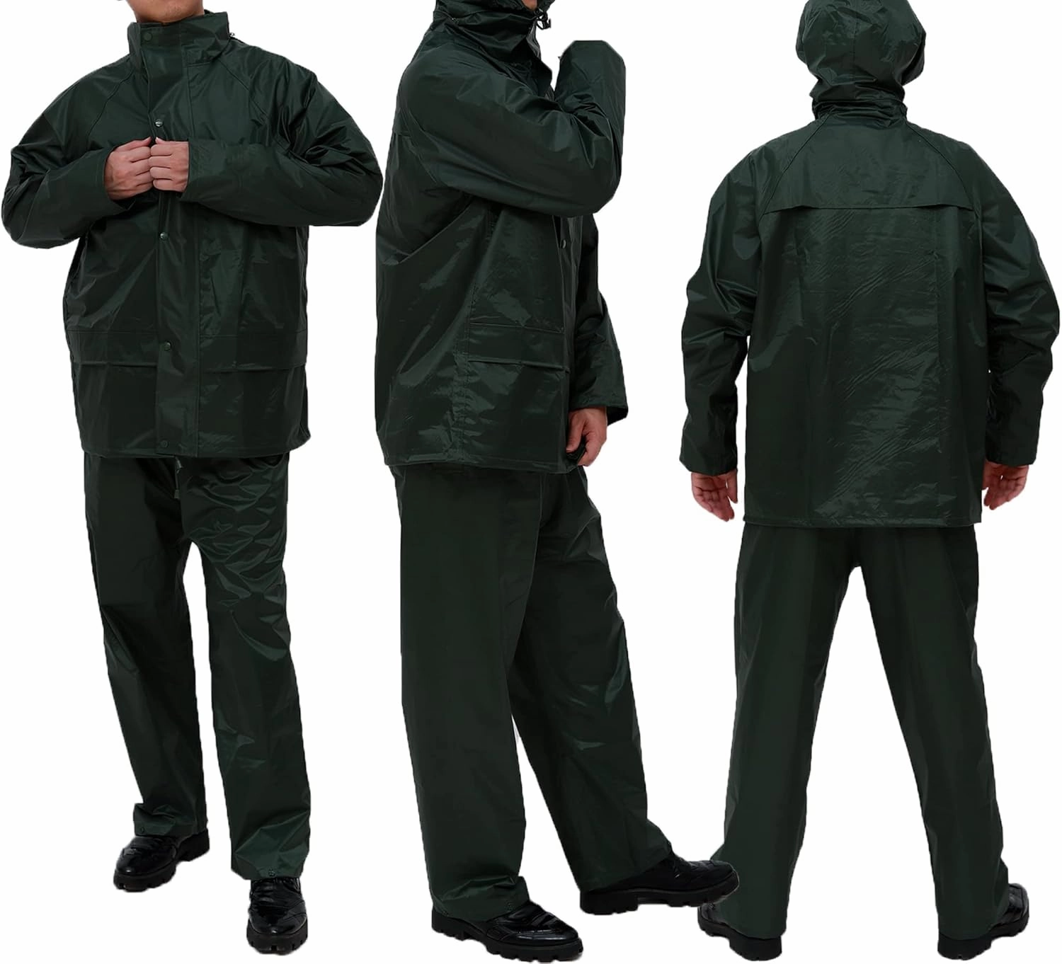 Rain Suits for Men Women Lightweight Rain Gear, Waterproof Rain Jacket with Pants