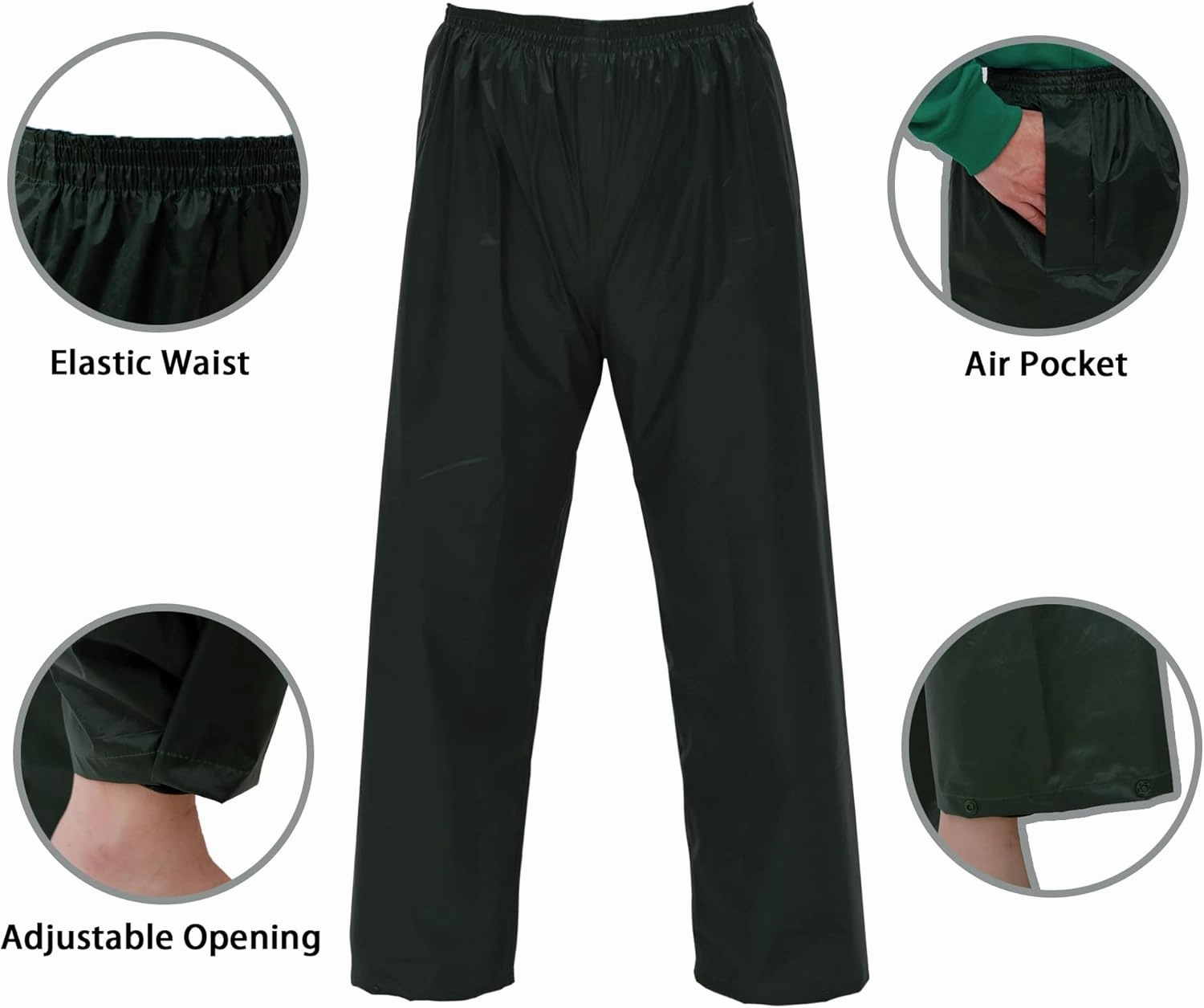 Rain Suits for Men Women Lightweight Rain Gear, Waterproof Rain Jacket with Pants