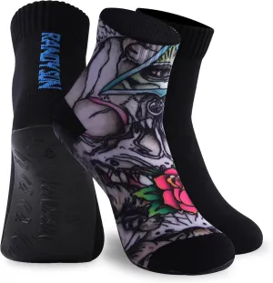 RANDY SUN Barefoot Quick-Dry Sand Beach Socks, Breathable Seamless Yoga Sock With TPE Sole
