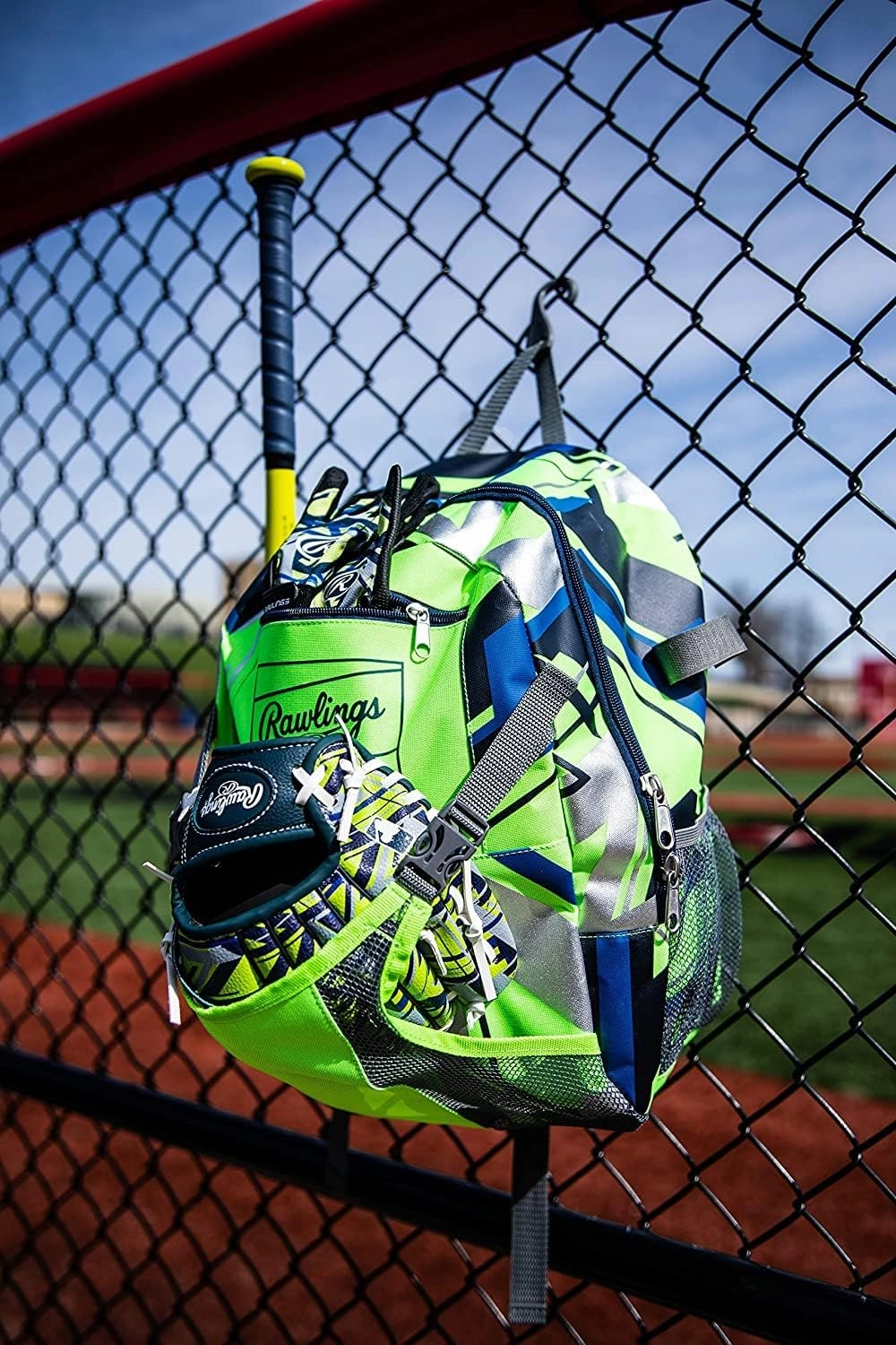Rawlings | REMIX T-Ball & Youth Backpack Equipment Bag | Baseball/Softball | Multiple Colors