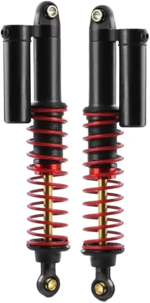 Rc Shock Absorber For Axial For SCX10 90046 For TRX4 For Wraith R100 2PCS Metal Shock Absorber 100mm Adjustable Damper RC Crawler Car Parts Upgrade Replacement
