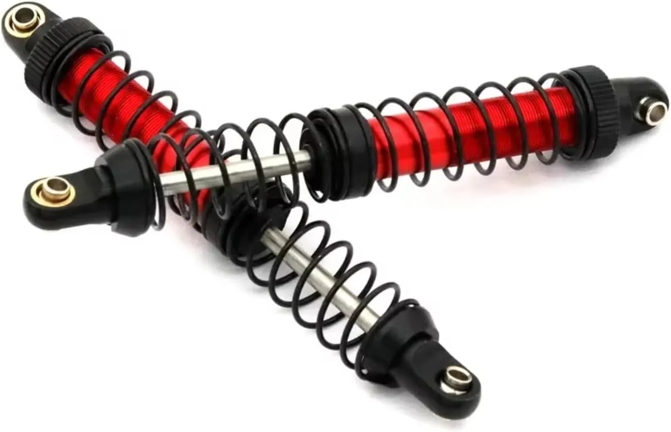 Rc Shock Absorber For Axial For SCX10 For Tamiya CC01 D90 1/10 2pcs 70 80 90 100 110 120 Oil Adjustable Metal Shock Absorber Damper RC Car Parts Replacement(80mm)