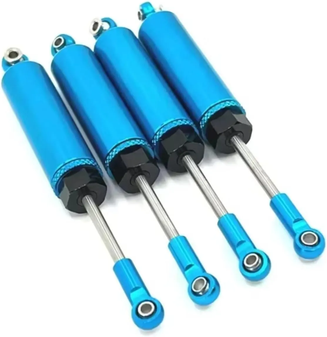 Rc Shock Absorber for Wltoys 104009 12402-A A323 12409 Oil Shock Absorber Damper RC Car Tracked Vehicle Parts and Accessories Upgrade, Replacement and Use(Blue)