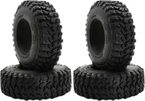 RC Tyre Set for WPL for Traxxas for TRX4 for for D90 for Axial for SCX10 II III for Redcat for MST Rubber Tire Wheel for 1/10 RC Crawler Car