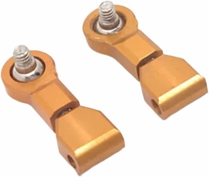 RC Car Accessories for MINI-Q8 for MINI-Q9 1/28 Mosquito RC Car Parts Accessories Metal Upgrade Modification Adjustable Upper for Swing Arm(Yellow)