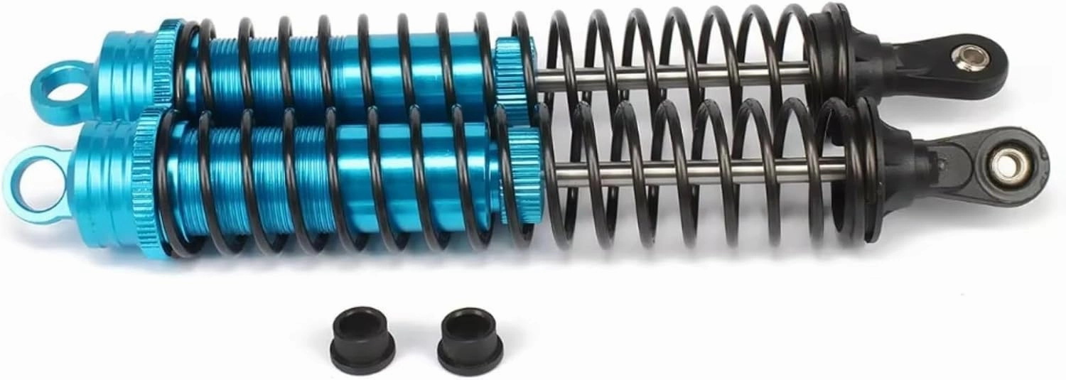 Rc Shock Absorber For Hsp For Hpi For Losi 1/8 2PCS 140mm Aluminum Shock Absorber Damper For Axial Rc Car Parts For Buggy Truck Oil Adjustable Upgraded Use(Blue)