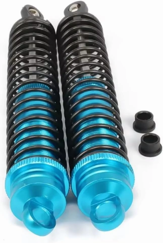 Rc Shock Absorber For Hsp For Hpi For Losi 1/8 2PCS 140mm Aluminum Shock Absorber Damper For Axial Rc Car Parts For Buggy Truck Oil Adjustable Upgraded Use(Blue)