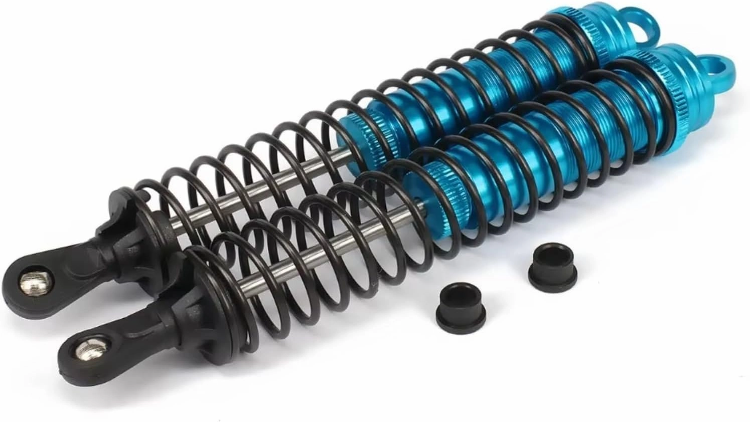 Rc Shock Absorber For Hsp For Hpi For Losi 1/8 2PCS 140mm Aluminum Shock Absorber Damper For Axial Rc Car Parts For Buggy Truck Oil Adjustable Upgraded Use(Blue)