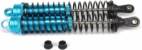 Rc Shock Absorber For Hsp For Hpi For Losi 1/8 2PCS 140mm Aluminum Shock Absorber Damper For Axial Rc Car Parts For Buggy Truck Oil Adjustable Upgraded Use(Blue)