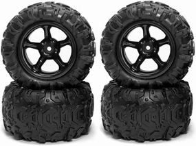 Rc Wheel Rim Tire for Deerc 9300 9310 for Pxtoy 9300 9302 9303 9304 4Pcs Rubber Tire Wheel Tyre 1/18 RC Car Spare Parts Accessories