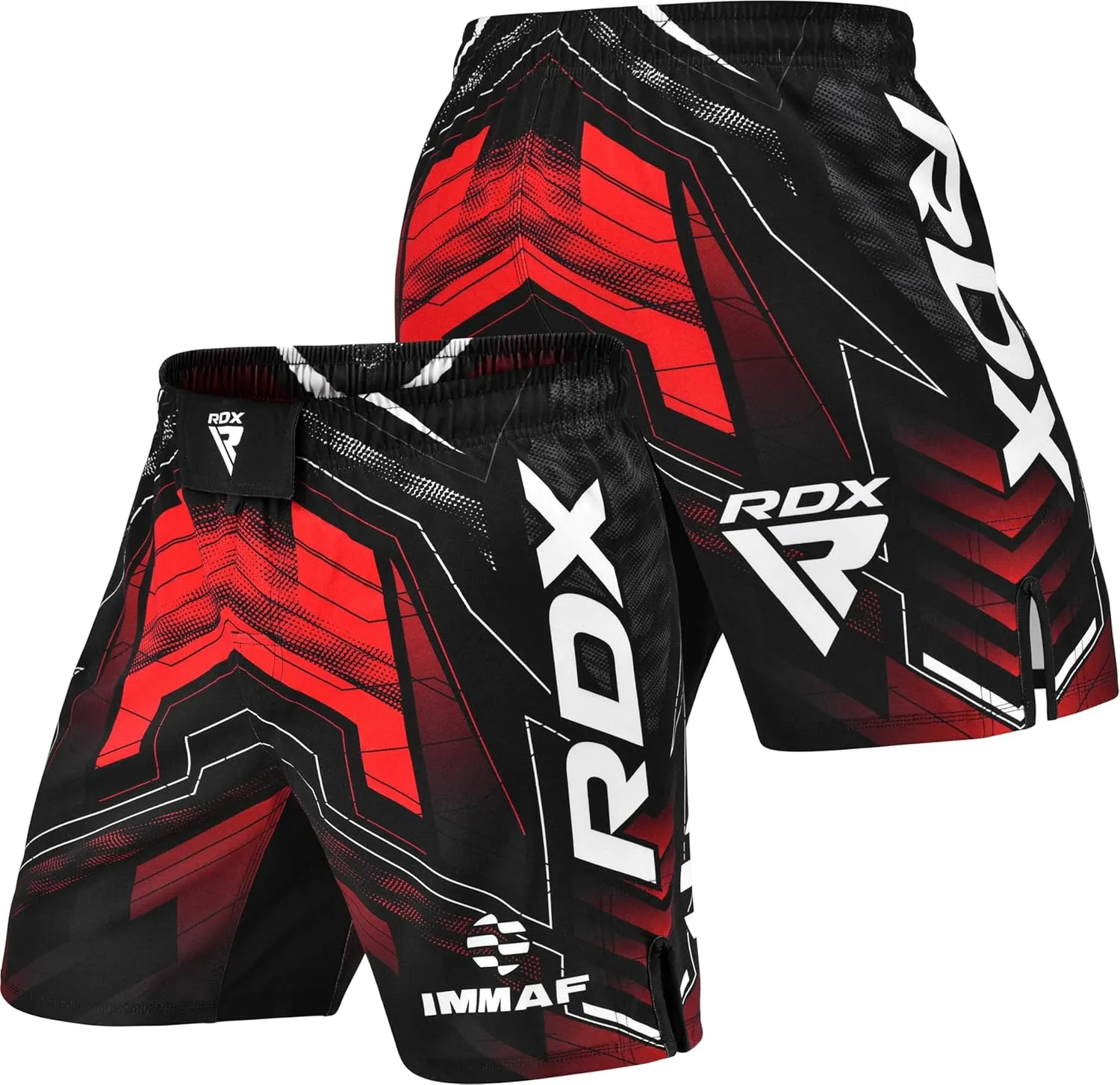 RDX IMMAF Approved MMA Shorts, Side Slits Design Suitable for MMA Boxing, Muay Thai, Kickboxing Gym Workout