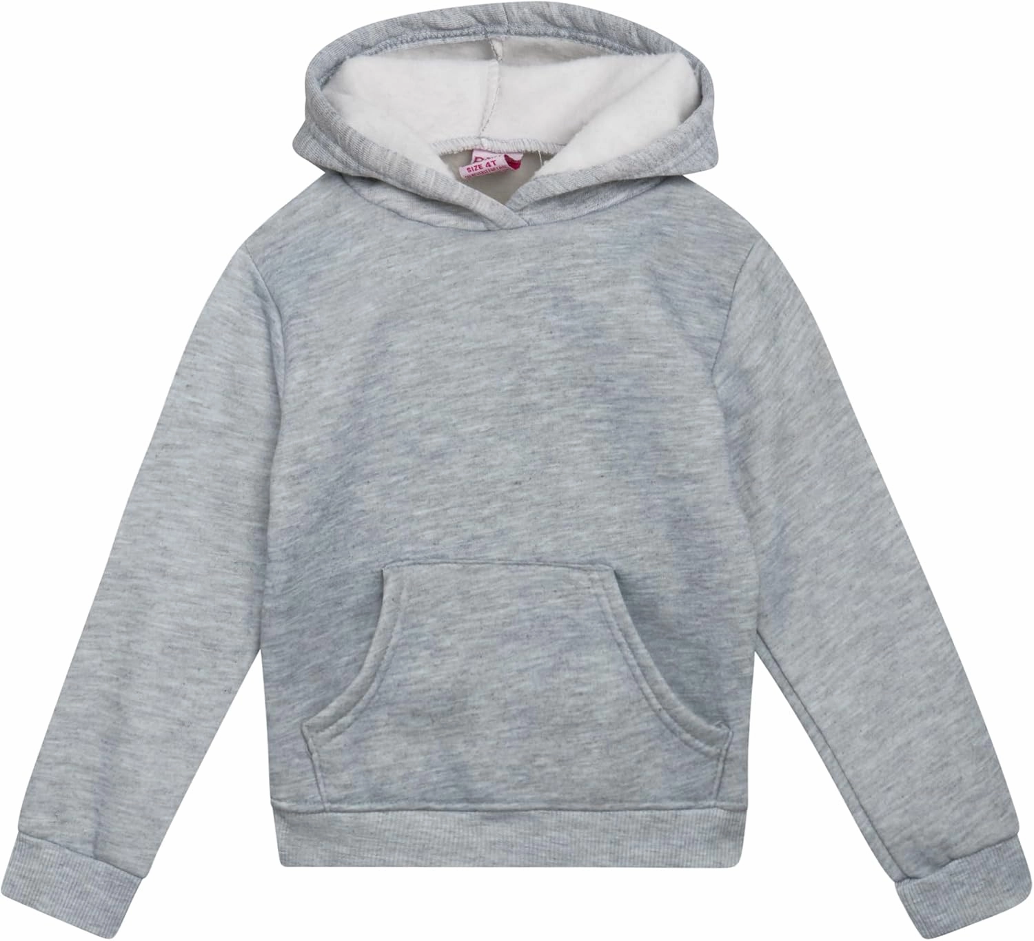 Real Love Girls' Jogger Set - 4 Piece Soft Fleece Pullover Hoodie and Jogger Pants for Toddler & Little Girls (2T-6X)