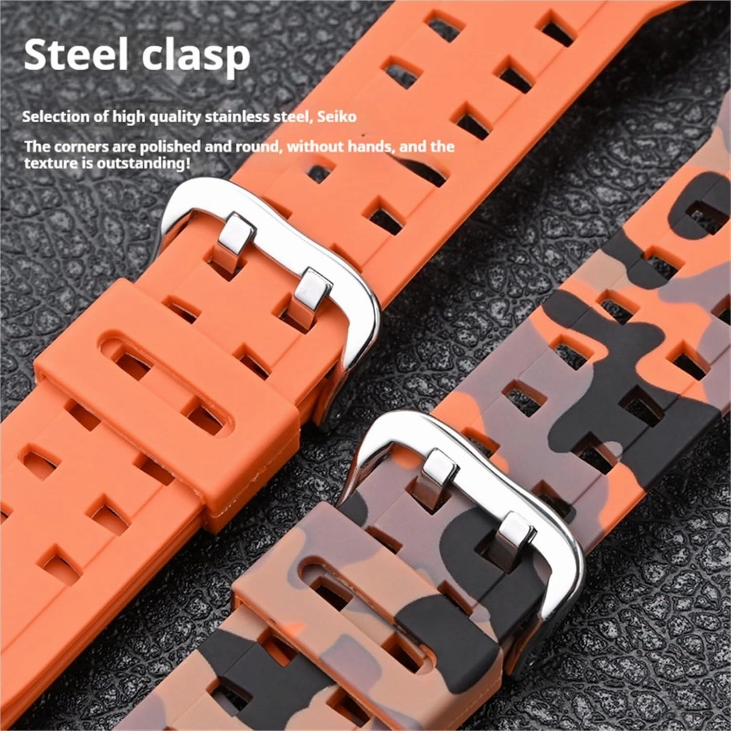 Resin Strap Men Sport Watch Band With Screws Tools Quick Release Women Silicone Rubber Watch Strap