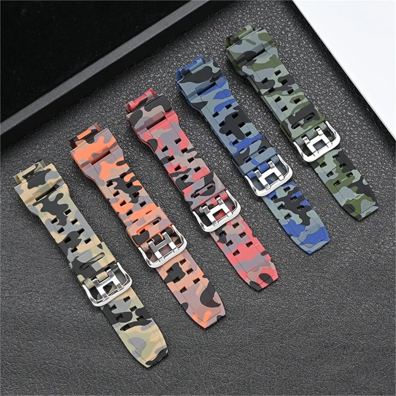Resin Strap Men Sport Watch Band With Screws Tools Quick Release Women Silicone Rubber Watch Strap