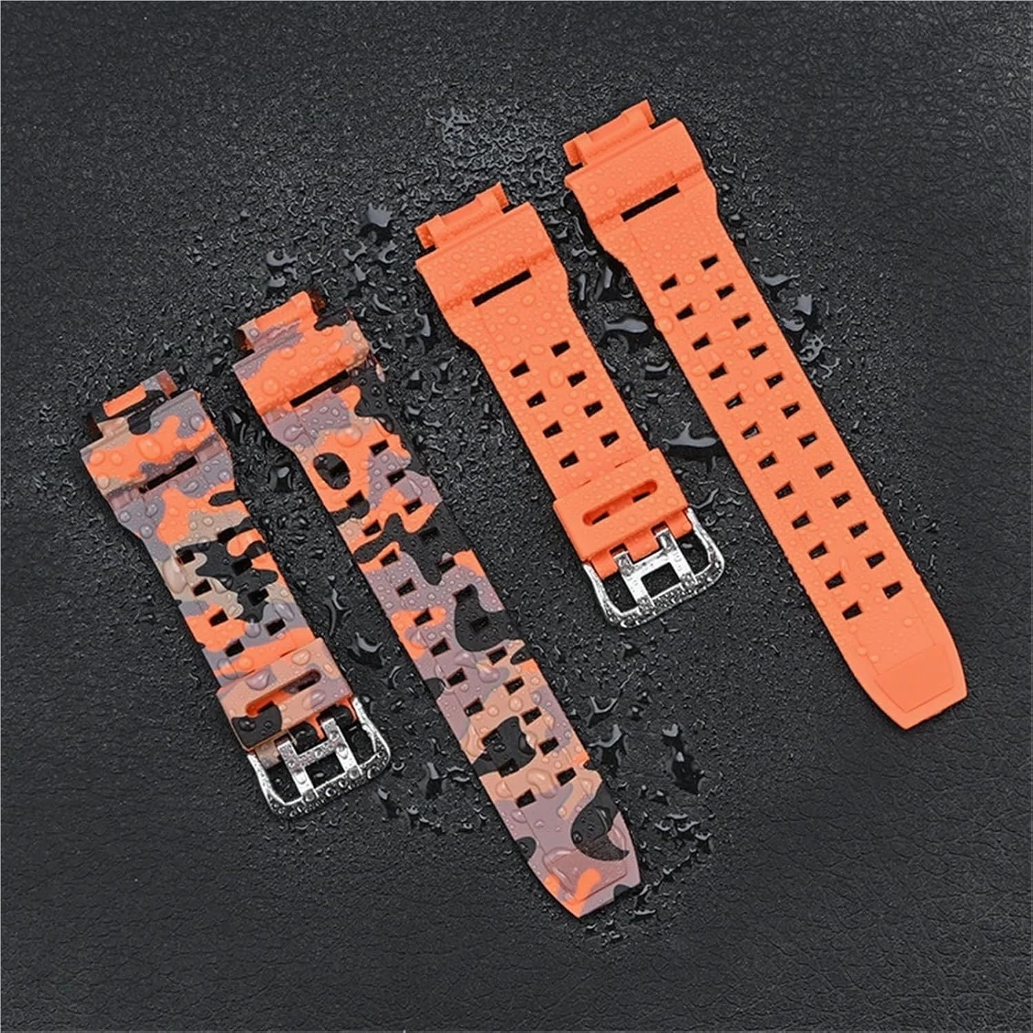 Resin Strap Men Sport Watch Band With Screws Tools Quick Release Women Silicone Rubber Watch Strap