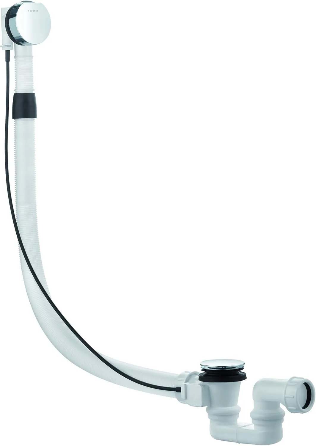 ROTEXA drain-overflow fitting buttoned odor trap chrome 2140905-00