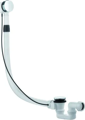 ROTEXA drain-overflow fitting buttoned odor trap chrome 2140905-00