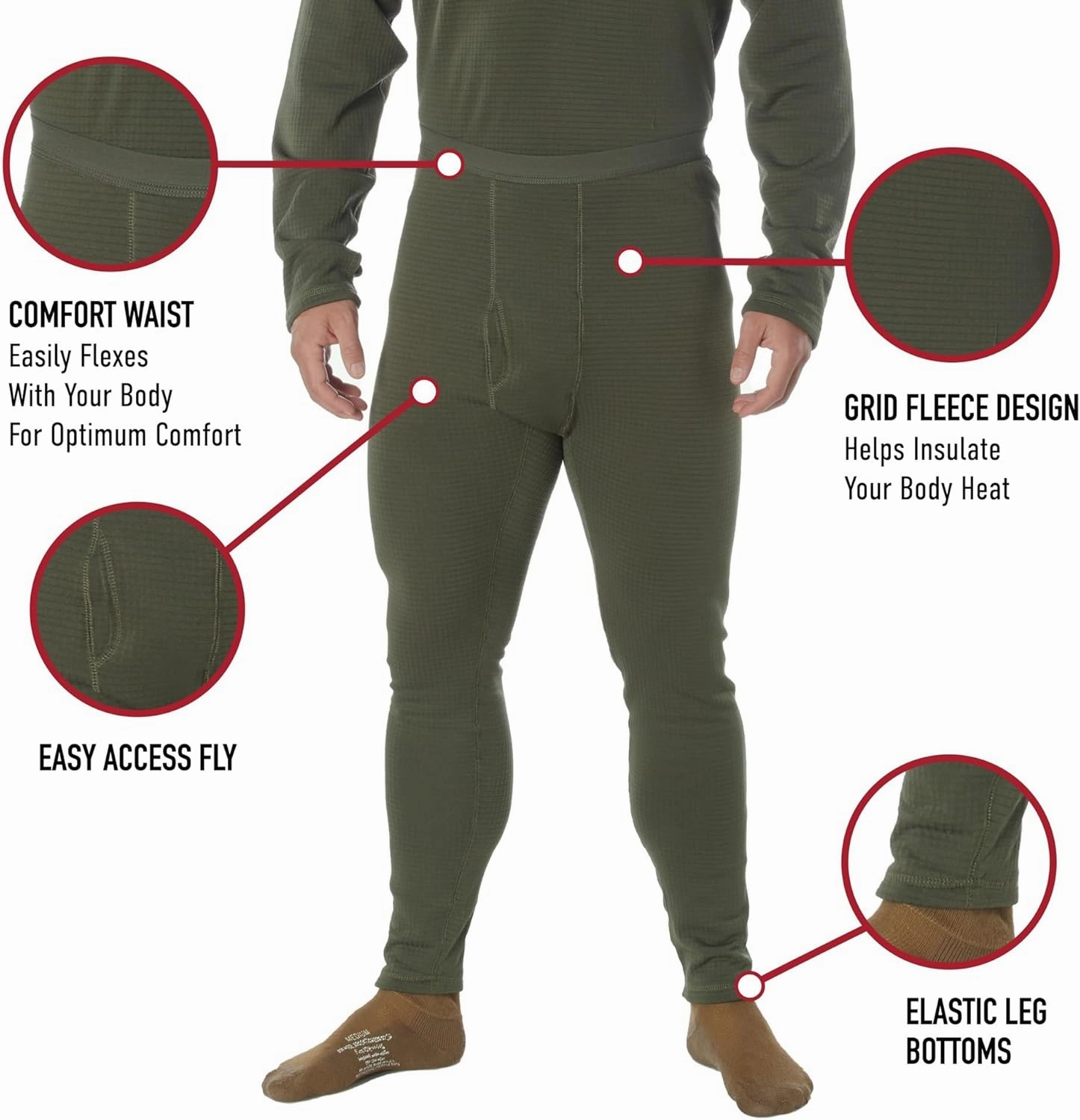 Rothco Gen III Level II Underwear Bottoms