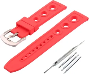 Rubber Replacement Watch Band for Breitling Superocean Watches with Buckle
