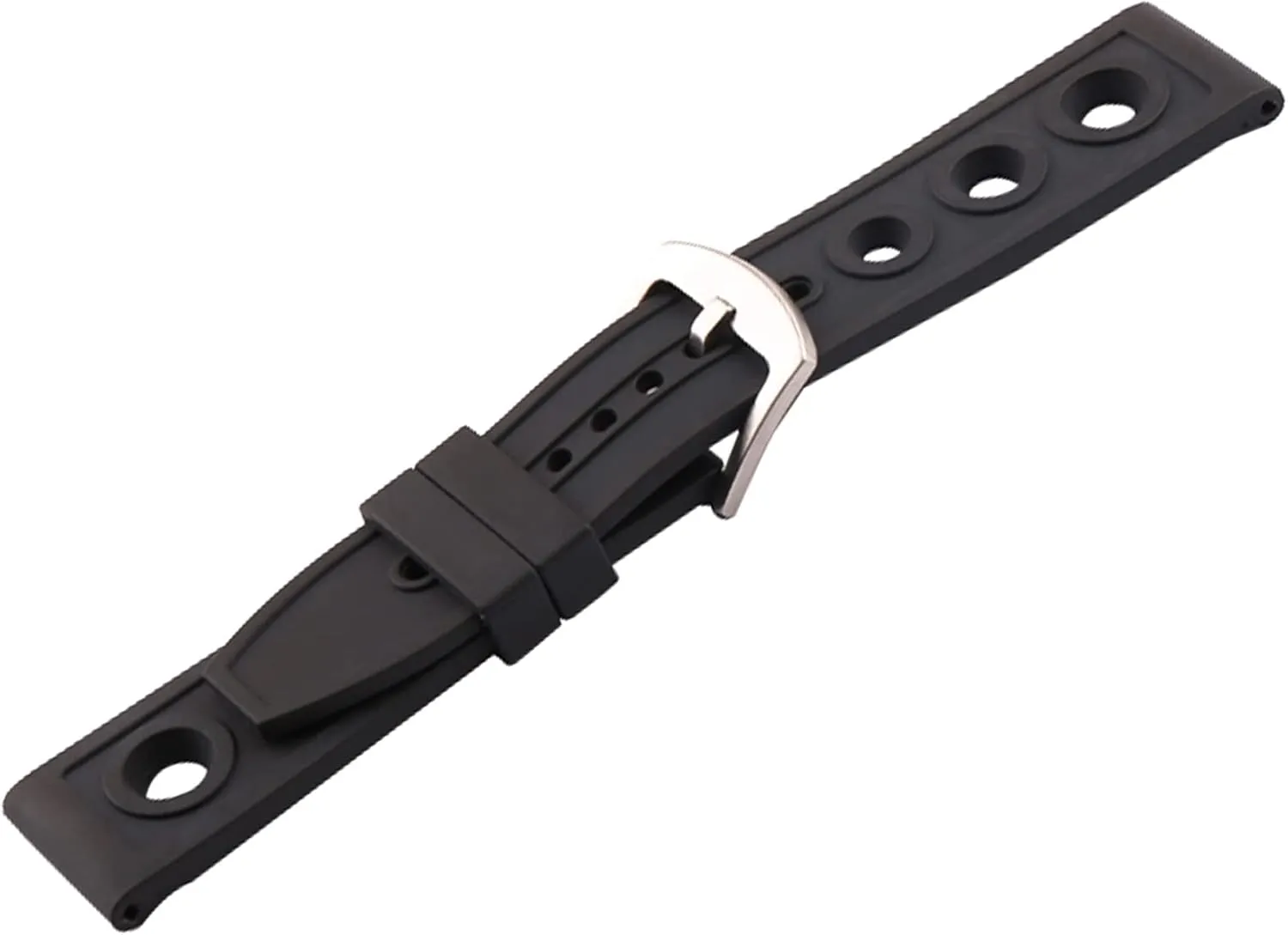 Rubber Replacement Watch Band for Breitling Superocean Watches with Buckle