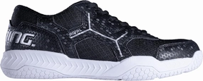 Salming Rival Men's Squash Shoes (White/Supersonic) & Black/White Colors (Squash, Racquetball, Volleyball, Floorball)