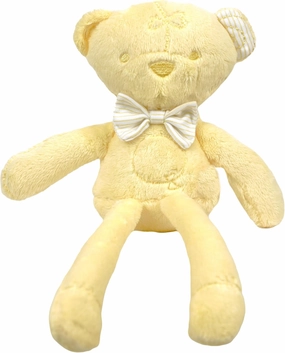Sammy The Lemon Yellow Bear Soft Stuffed Animal for Newborns Babies and Toddlers, Cuddly and Lovable Plush Toy 12 Inches