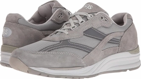 SAS Journey Mesh - Shoes for Men - Suede and Mesh Uppers - Cushioned Tongue - Textile Linings - Lightweight Gray 13 WWW - Triple Wide (3E)