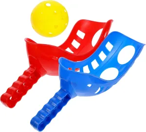 Scoop Ball Game - Ball Toss and Catch - Plastic Toss and Catch Basket - Indoor and Outdoor Activities for Kids