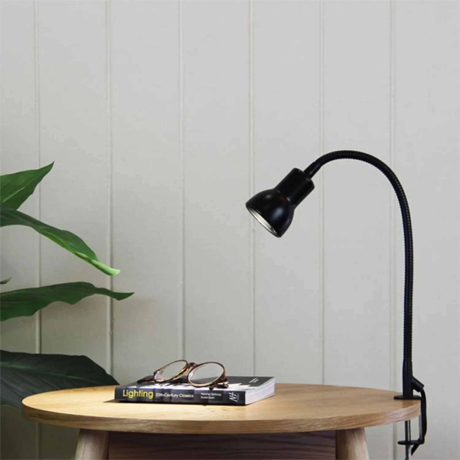 Scope Clamp Lamp Adjustable Goose Neck GU10 AB/BC/WH/BK Oriel Lighting SL98431