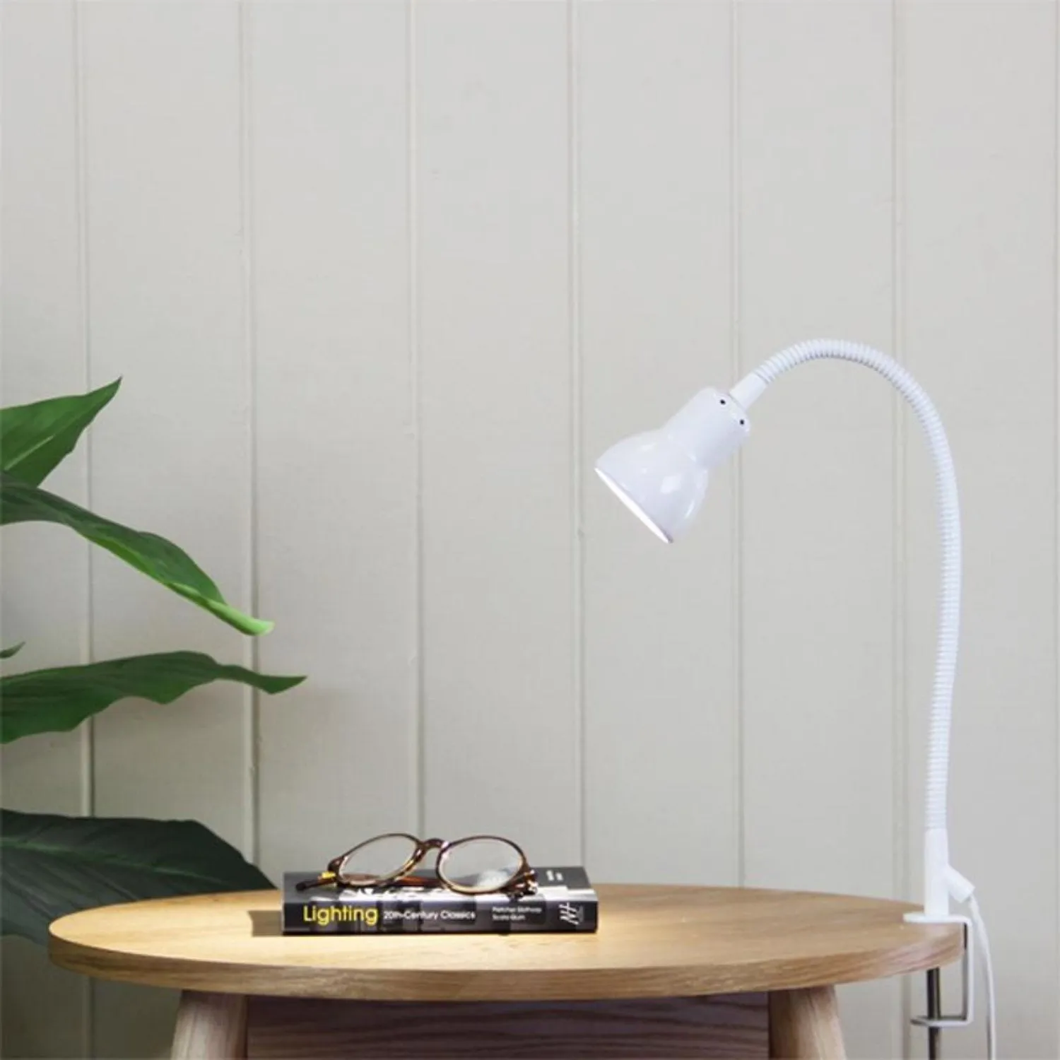 Scope Clamp Lamp Adjustable Goose Neck GU10 AB/BC/WH/BK Oriel Lighting SL98431