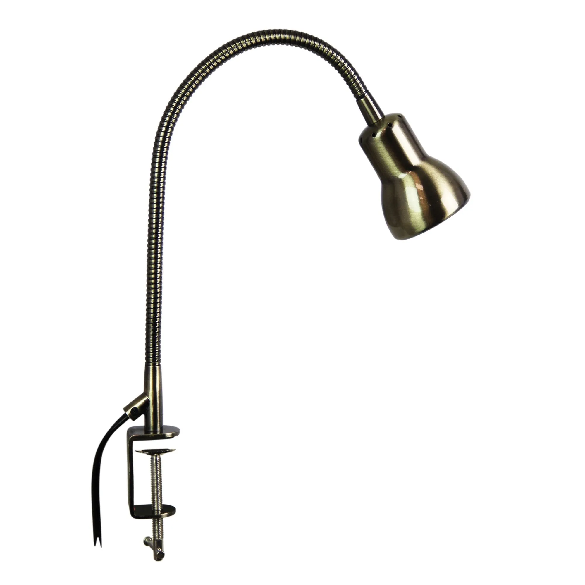 Scope Clamp Lamp Adjustable Goose Neck GU10 AB/BC/WH/BK Oriel Lighting SL98431