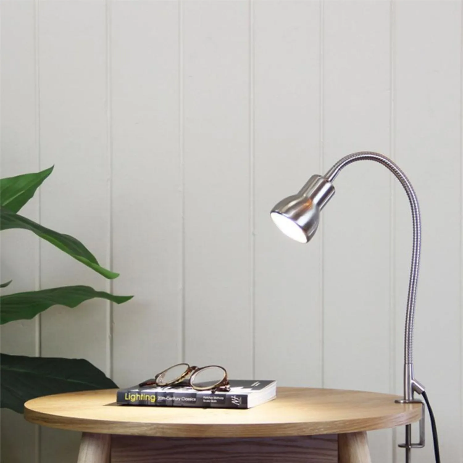 Scope Clamp Lamp Adjustable Goose Neck GU10 AB/BC/WH/BK Oriel Lighting SL98431