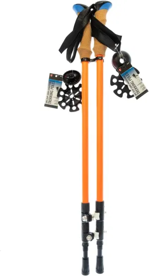 SE Survivor Series Flip-Lock Adjustable Trekking Poles (2-Pack) - WS11TP