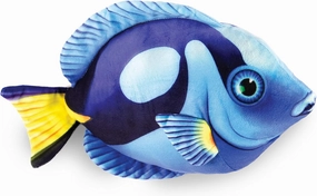 Sea Life Plush - Soft Stuffed Animal Gift for Kids All Ages, Sea Ocean Fishing Plushie, Fun Christmas Birthday Gifts (Blue Tang, 14.5")