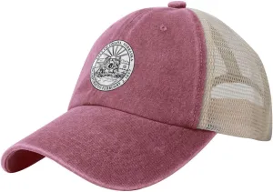 Seal of Omaha, Nebraska Baseball Cap for Men Women Adjustable Mesh Trucker Hat Golf Ball Caps