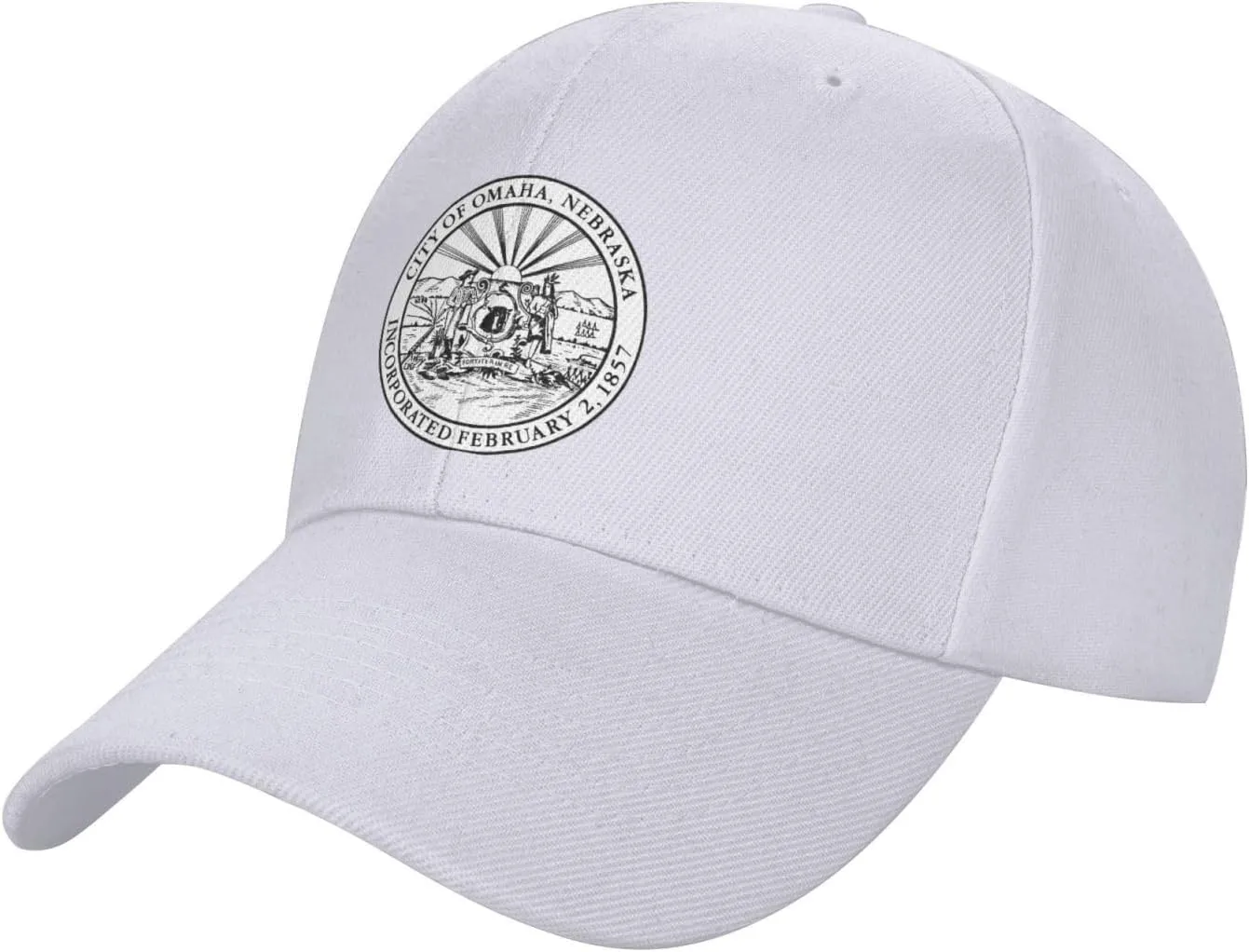 Seal of Omaha, Nebraska Baseball Cap for Men Women Golf Dad Hat Adjustable Black Ball Cap