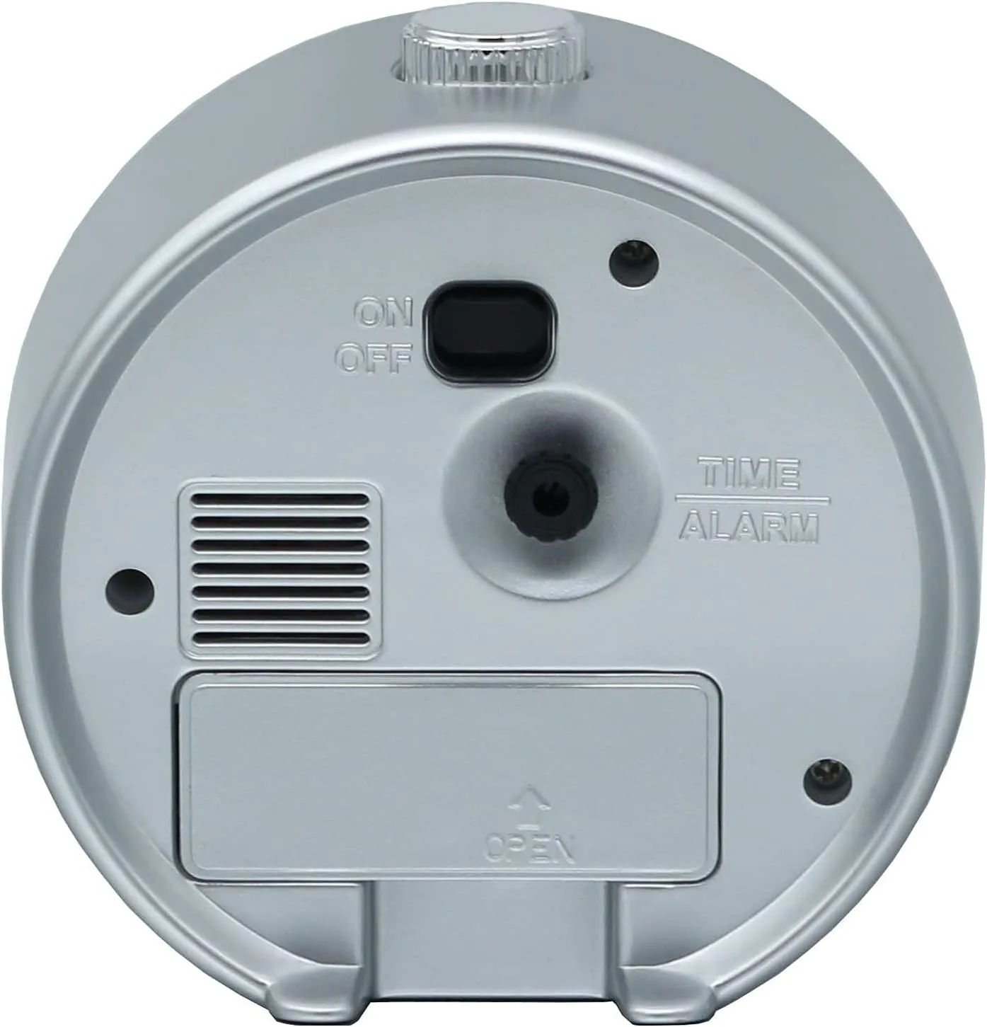 Seiko Mai Bedroom Alarm Clock, Metallic Blue