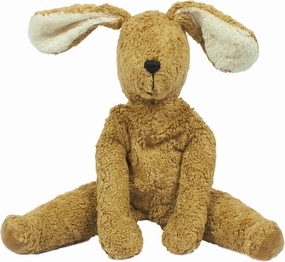 Senger Stuffed Animals - Floppy Bunny Rabbit - Handmade 100% Organic Toy Large Size 16" Tall - Beige