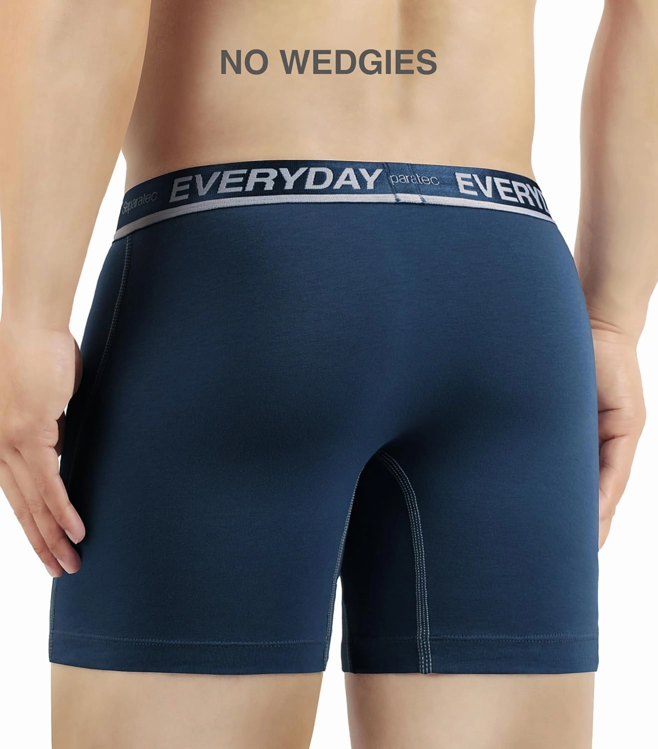 Separatec Cotton Dual Pouch Men's Underwear Comfortable Soft Breathable Everyday Boxer Briefs for men 7 Pack
