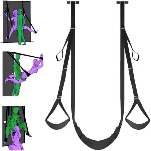 Sex Furniture Door Swing for Adults Adjustable Sex Strap Suitable Adults Couples Sex Toy Couples Bedroom Sexy Accessories Pure Romance Sweater A012