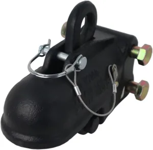 Shocker Hitch Wallace Auto Locking Trailer Coupler 2" Ball - Channel Mount - 12,000 lbs