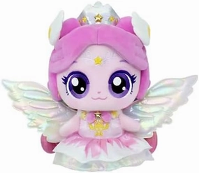 Shooting Star Catch Teenieping Aurora Ping Plush Toy with Wings – 20cm Soft Stuffed Doll, Shimmer Dress, Rainbow Hair